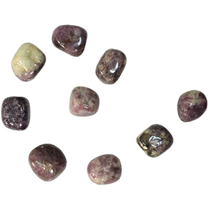 Lepidolite tumbled stones 1 lb - Wiccan Place