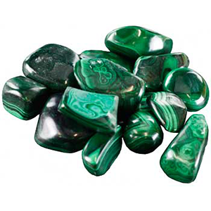Malachite tumbled stones1 lb - Wiccan Place