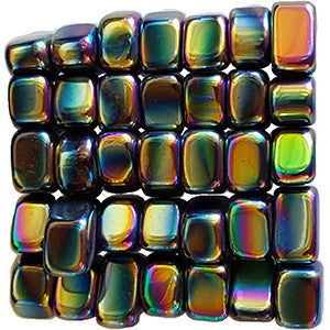 Magnetic Hematite Rainbow tumbled stones 1 lb - Wiccan Place
