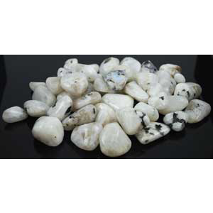 Rainbow Moonstone tumbled stones 1 lb - Wiccan Place