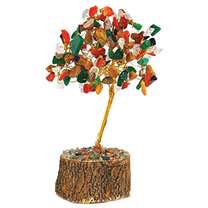 Mixed Agate Gemstone Tree - Wiccan Place