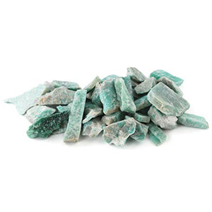 Amazonite untumbled stones 1 lb - Wiccan Place