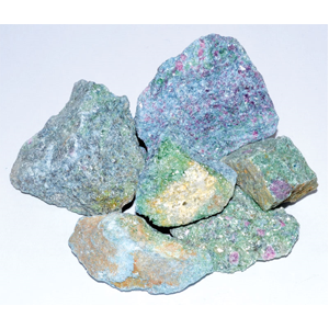 Ruby Zoisite untumbled stones 1 lb - Wiccan Place