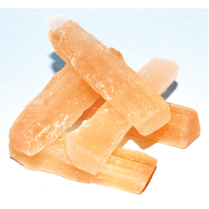 Orange Selenite mini sticks 3" 5 pk - Wiccan Place