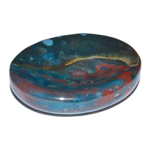 Bloodstone worry stone - Wiccan Place