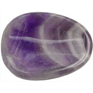 Chevron Amethyst Worry stone - Wiccan Place