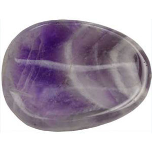 Chevron Amethyst Worry stone - Wiccan Place