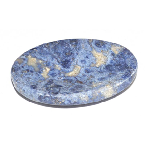 Dumortierite worry stone - Wiccan Place