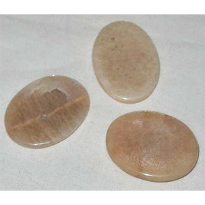 Moonstone worry stone - Wiccan Place