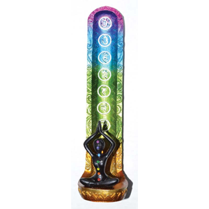 Goddess 7 Chakra Incense Burner 9 1/2" - Wiccan Place