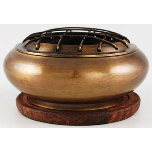 Brass Screen incense burner - Wiccan Place