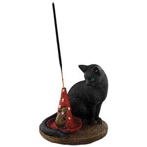 Magical Cat & Mouse  Holder - Wiccan Place