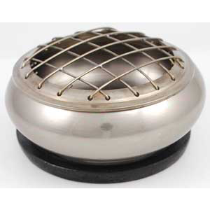 Pewter Screen charcoal burner - Wiccan Place
