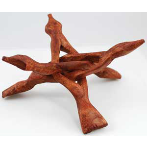 Wooden 3-Legged stand 6" - Wiccan Place