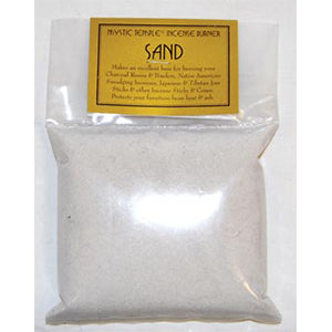 White incense burner sand 1 Lb - Wiccan Place