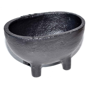 Oval cast iron cauldron 2 1/2" - Wiccan Place