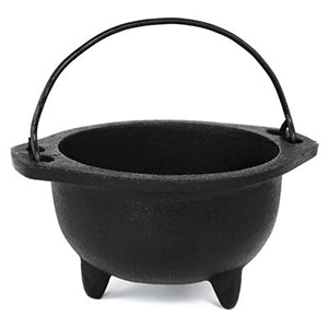 Cast Iron Cauldron 6" - Wiccan Place