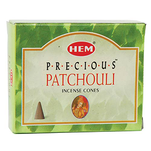 Patchouli HEM Incense Cones 10 pack - Wiccan Place
