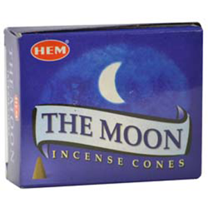 Moon HEM Incense Cones 10 pack - Wiccan Place