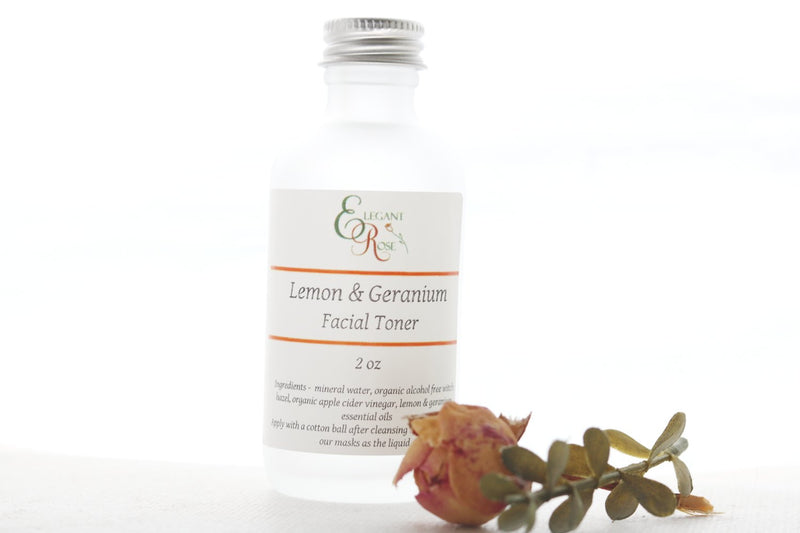 Lemon & Geranium Facial Toner - for Oily/Acne