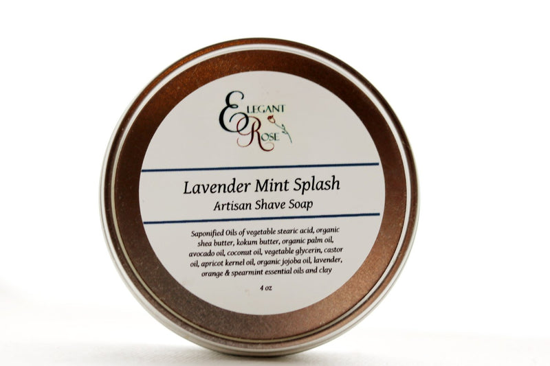 Lavender Mint Splash Artisan Shave Soap