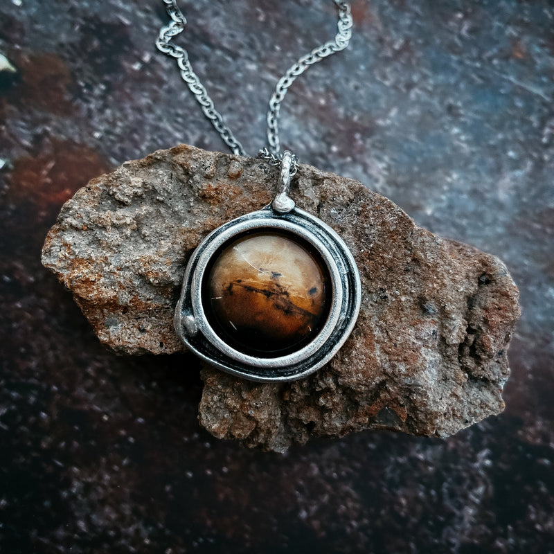 Mars Jewelry Gift Set - Necklace, Earrings, and Ring