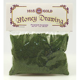 Money Drawing powder incense - Wiccan Place