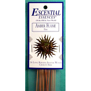 Amber Flame Stick Incense 16 pack - Wiccan Place