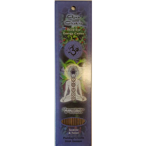 Ajna Chakra (Third Eye) Stick Incense 10 pack - Wiccan PlaceAjna Chakra (Third Eye) Stick Incense 10 pack