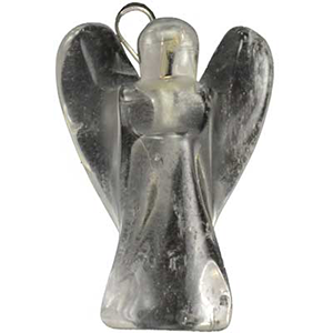 Clear Quartz Angel pendant - Wiccan Place