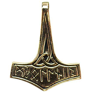 Thor's Hammer Bronze Necklace - Wiccan Place