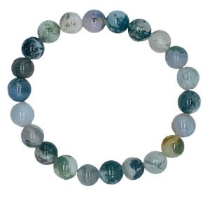 Moss Agate Bracelet 8mm