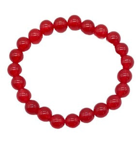 Red Jade Bracelet 8mm