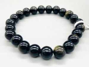 Goldsheen Obsidian Bracelet 8mm