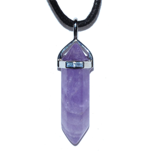 Spirituality (amethyst) double terminated pendant - Wiccan Place