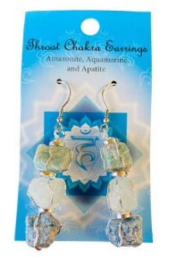 Throat Chakra Earrings