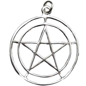 2-Circle Pentagram Pendant - Wiccan Place