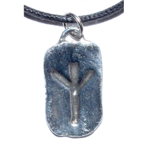 Protection rune pewter necklace - Wiccan Place