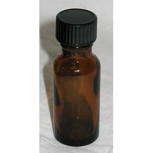 Amber Glass Bottle 0.5oz - Wiccan Place
