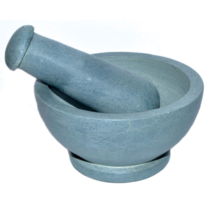 Grey Mortar & Pestle 4" - Wiccan Place