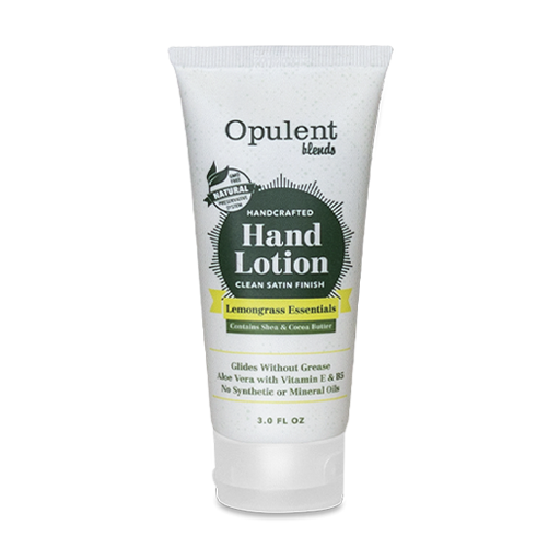 Opulent Blends Lemongrass Hand Lotion - Travel Tube