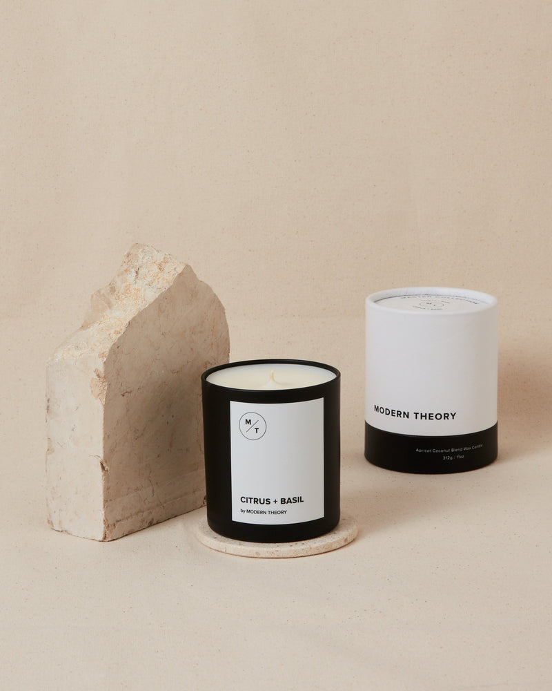 CITRUS + BASIL Scented Candles
