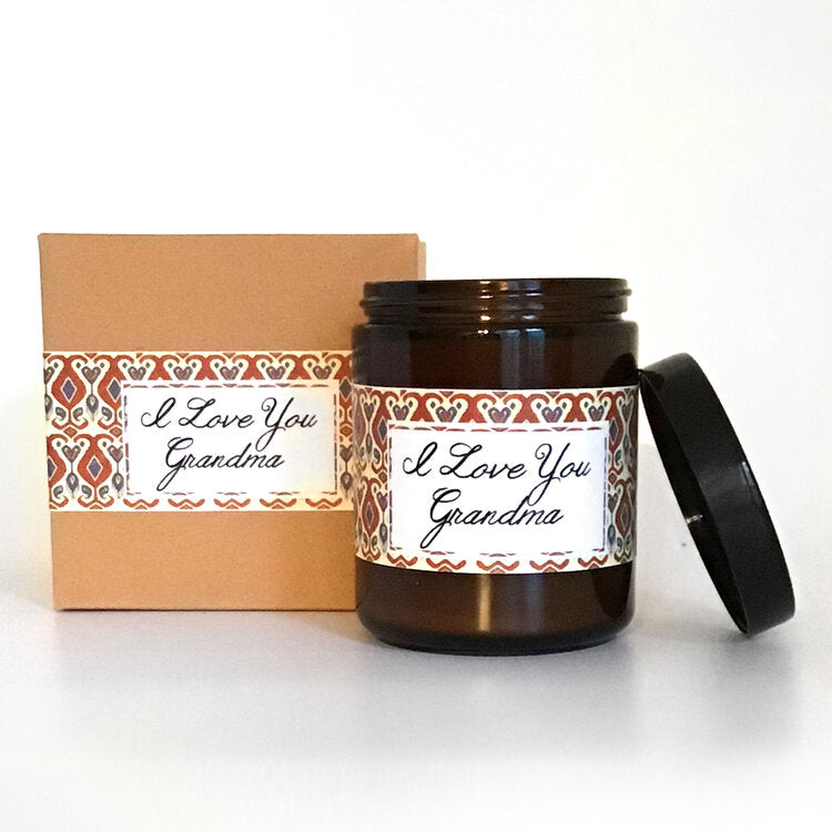 I Love You Grandma Citrus + Sage Scented Soy Wax Candle