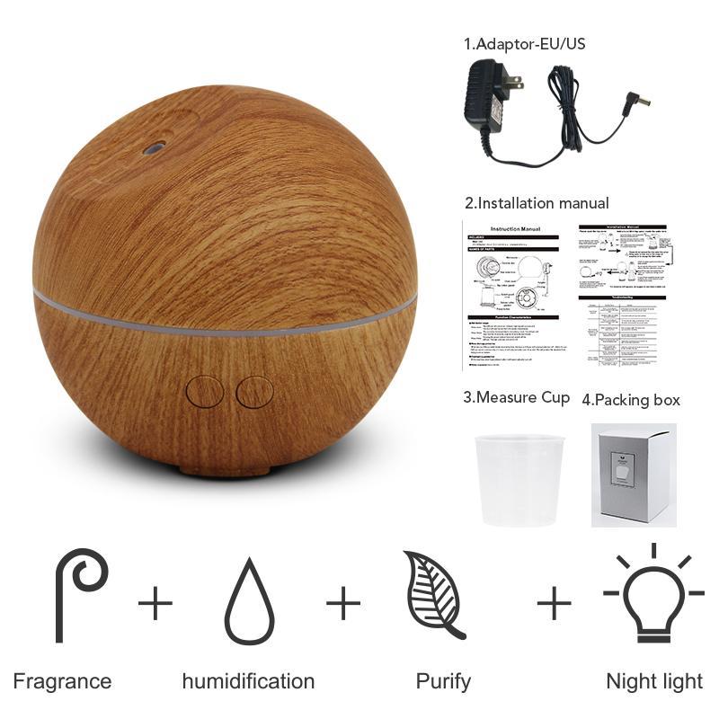 Wooden Design Cool Mist aroma diffuser