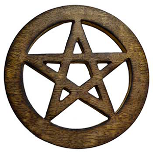 Pentagram altar tile 4" - Wiccan Place