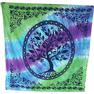 Tree of Life Altar Cloth 36" x 36" - Wiccan Place