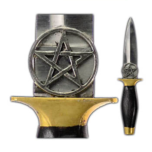 Pentagram athame - Wiccan Place