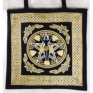 Pentagram Goddess Tote Bag - Wiccan Place