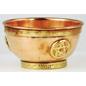 Pentagram Offering Bowl 3" - Wiccan Place