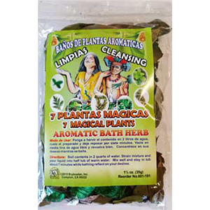 7 Magical Plants aromatic bath herb 1 1/4oz - Wiccan Place